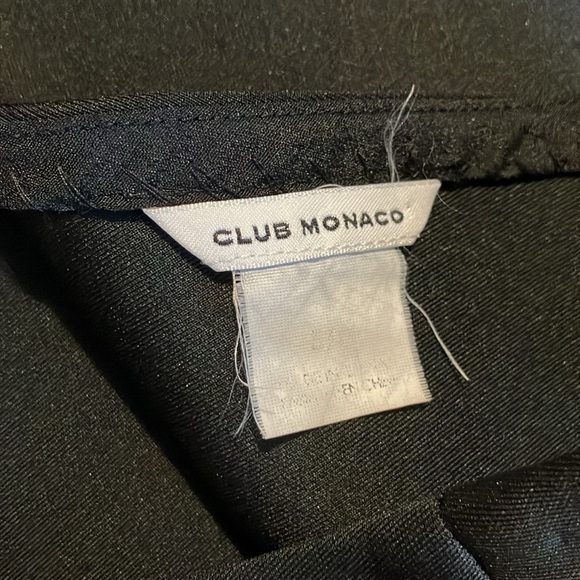 Club Monaco Black Crop Top - Picture 11 of 12